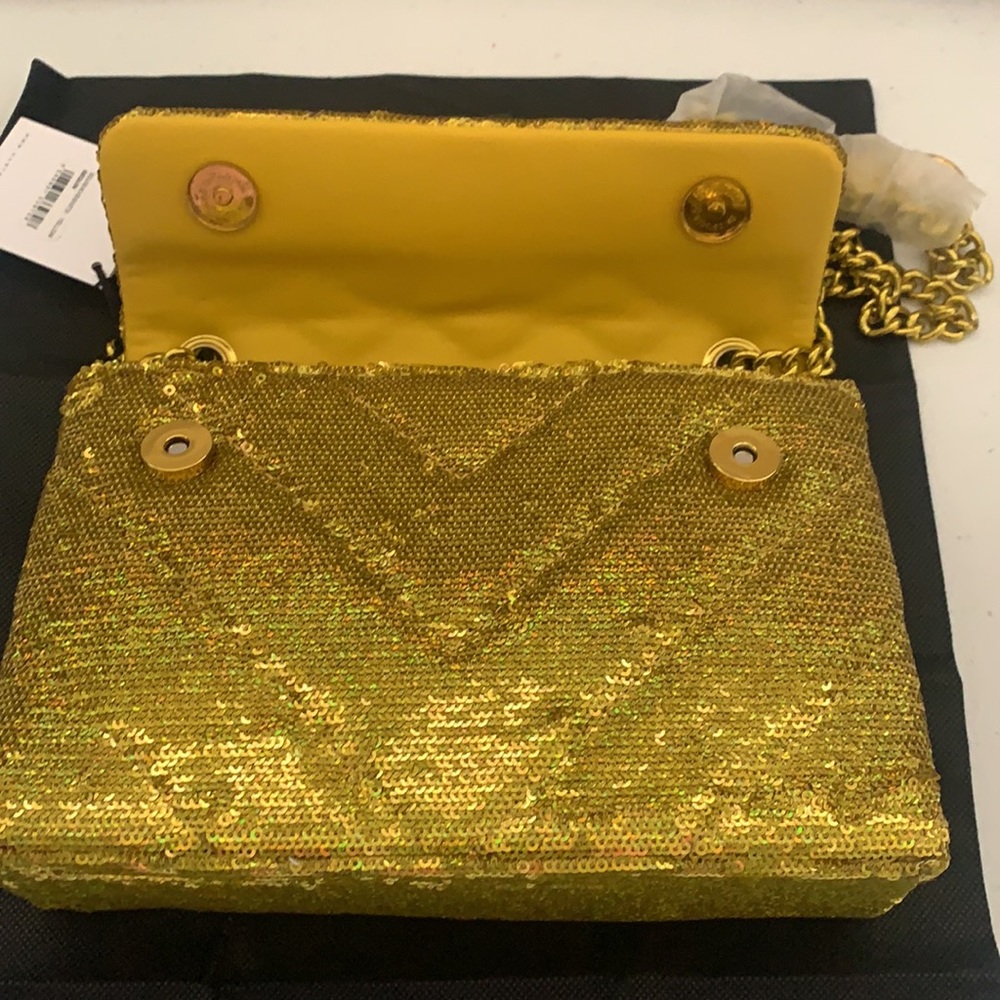 KURT GEIGER LONDON KENSINGTON SEQUINS CROSSBODY - Picture 16 of 16